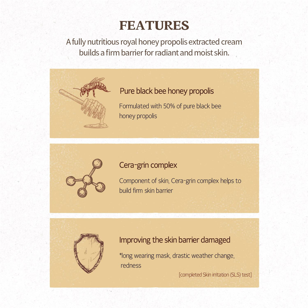 SKINFOOD Royal Honey Propolis Enrich Barrier Cream 63ml - DODOSKIN