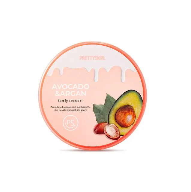 Pretty skin Avocado & Argan Body Cream Jar 300ml - Dodoskin
