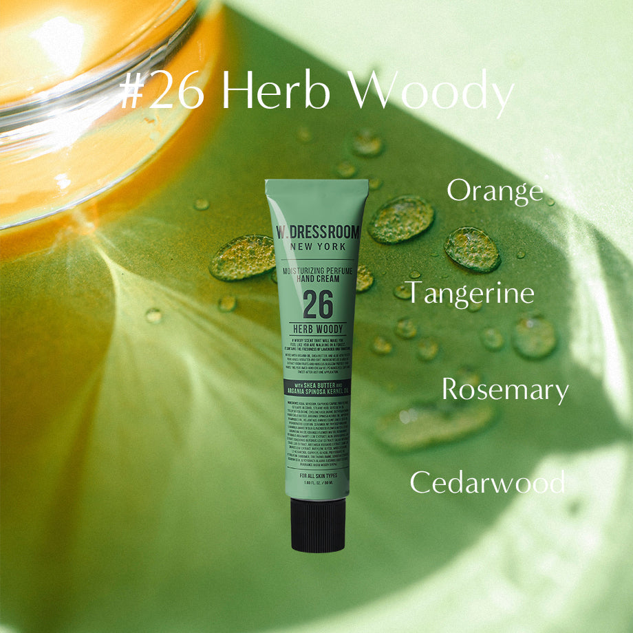 [Expiration imminen] W.DRESSROOM Moisturizing Perfume Hand Cream 50ml #26 Herb Woody - DODOSKIN