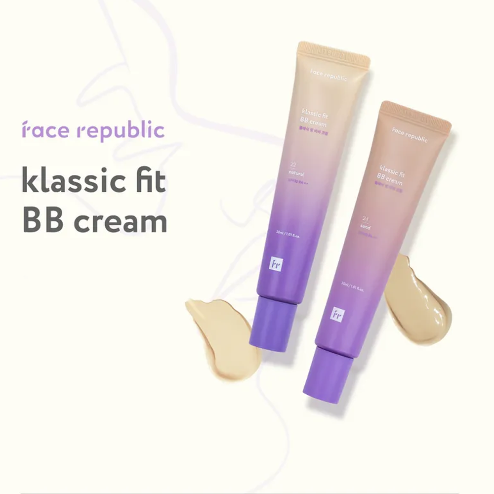 face republic Klassic Fit BB Cream 30ml - 2 Colors - DODOSKIN