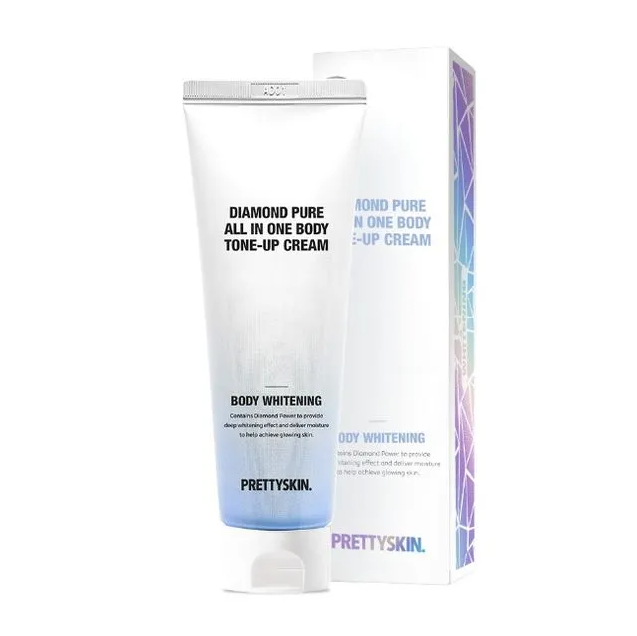 Buy Korean Pretty skin Diamond Pure All In One Body ToneUp Cream 250ml Online DODOSKIN