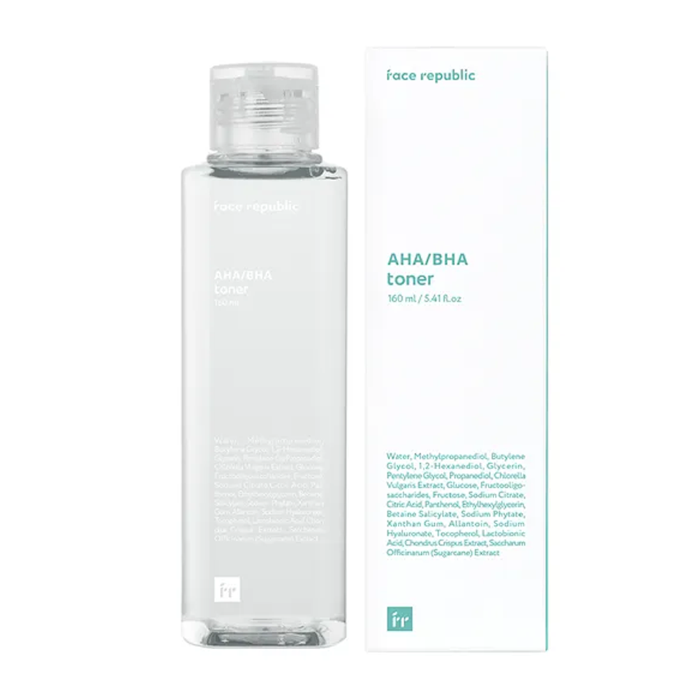 face republic AHA/BHA Toner 160ml | DODO SKIN – DODOSKIN