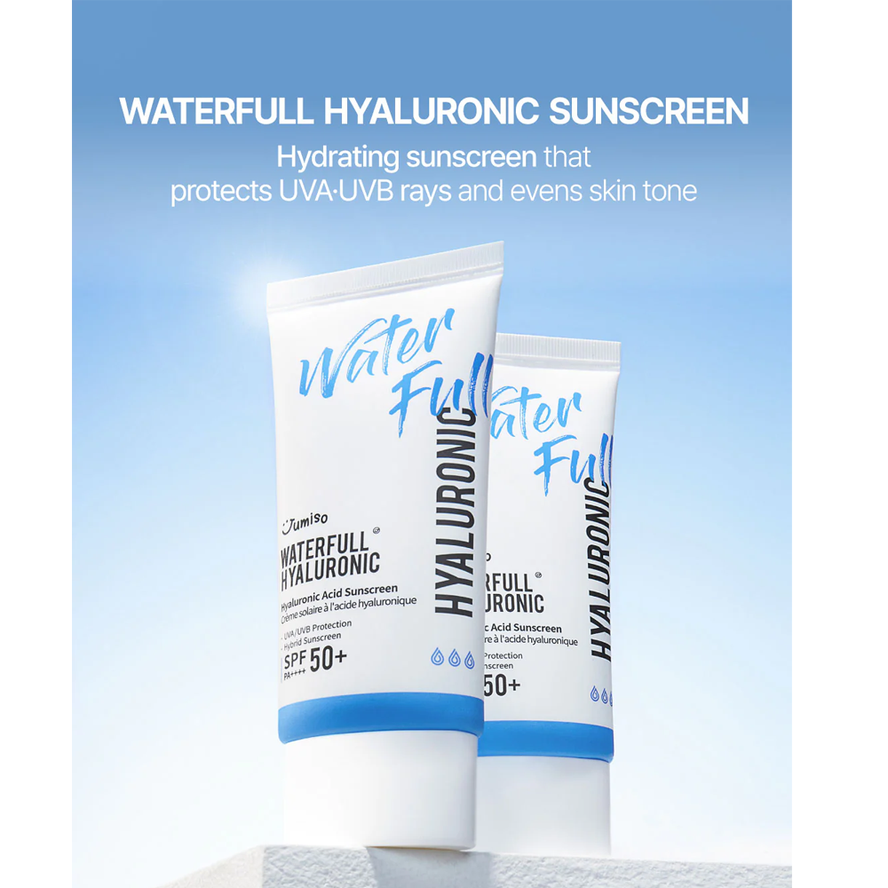 JUMISO Waterfull Hyaluronic Sunscreen  SPF50+ PA++++ 50ml - DODOSKIN