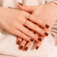 MUZMAK Nail Tips 36pcs #Earl Grey(Short Square)