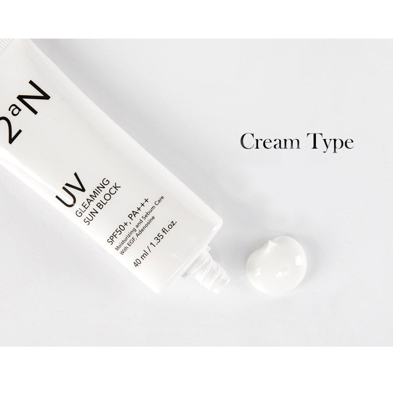 2aN Gleaming Sun Block SPF50+ PA+++ 40ml - DODOSKIN