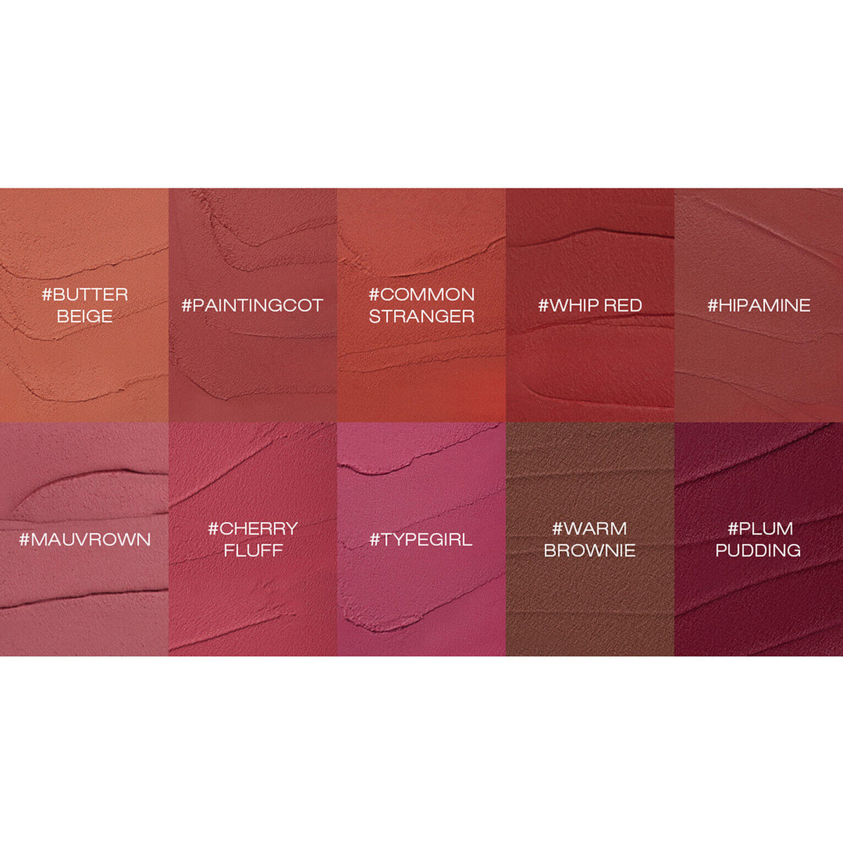 3CE Hazy Lip Clay 4g 10 Colors - Dodoskin