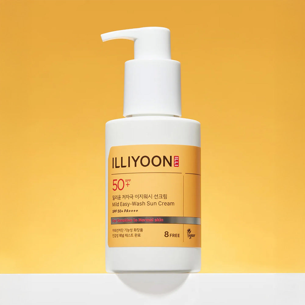 ILLIYOON Mild Easy Wash Sun Cream SPF50+ PA+++ 150ml | DODO SKIN