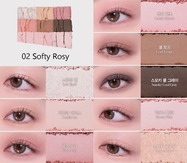 Espoir Real Eye Palette All New (3colors) - DODOSKIN