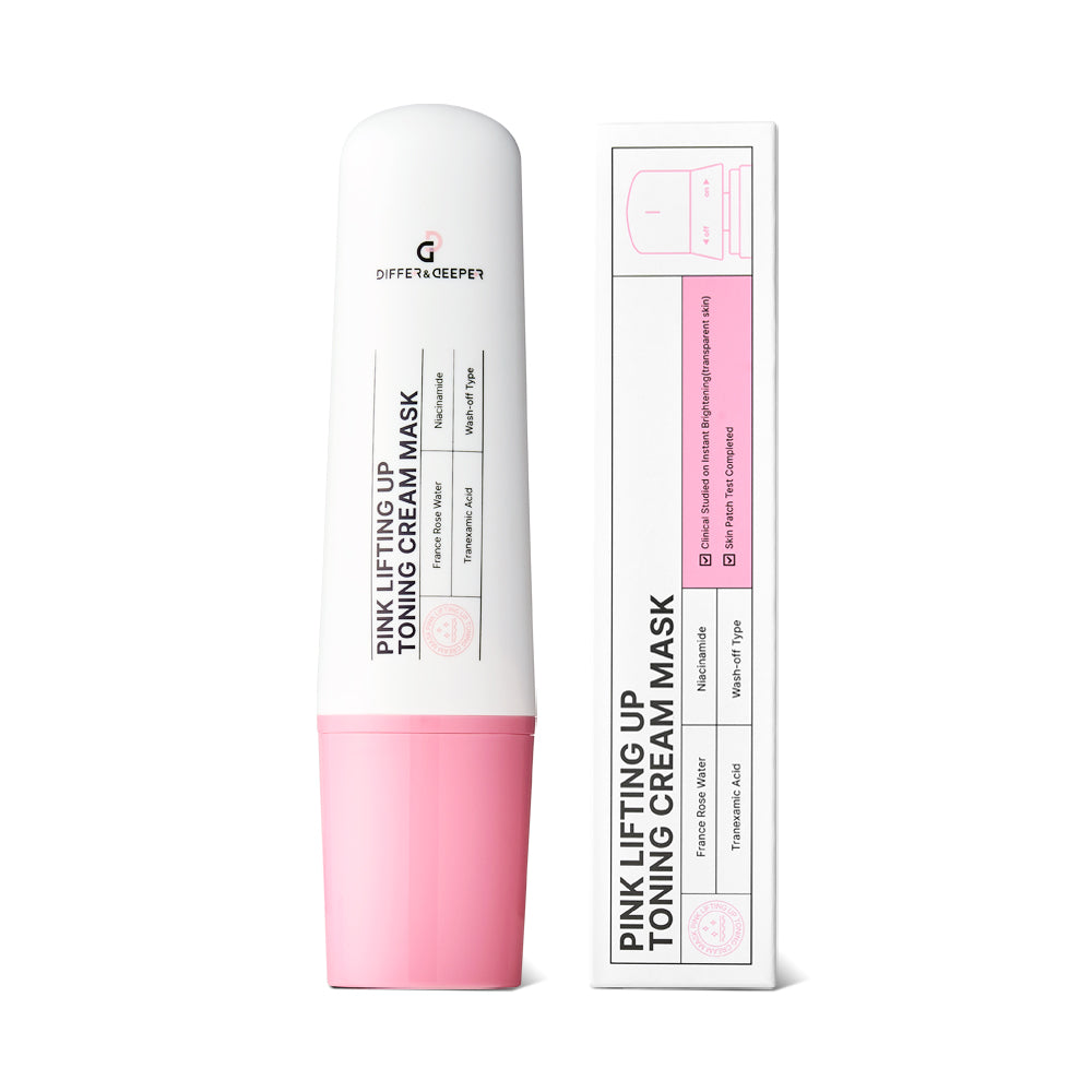 DIFFER&DEEPER Pink Lifting Up Toning Cream Mask 100g