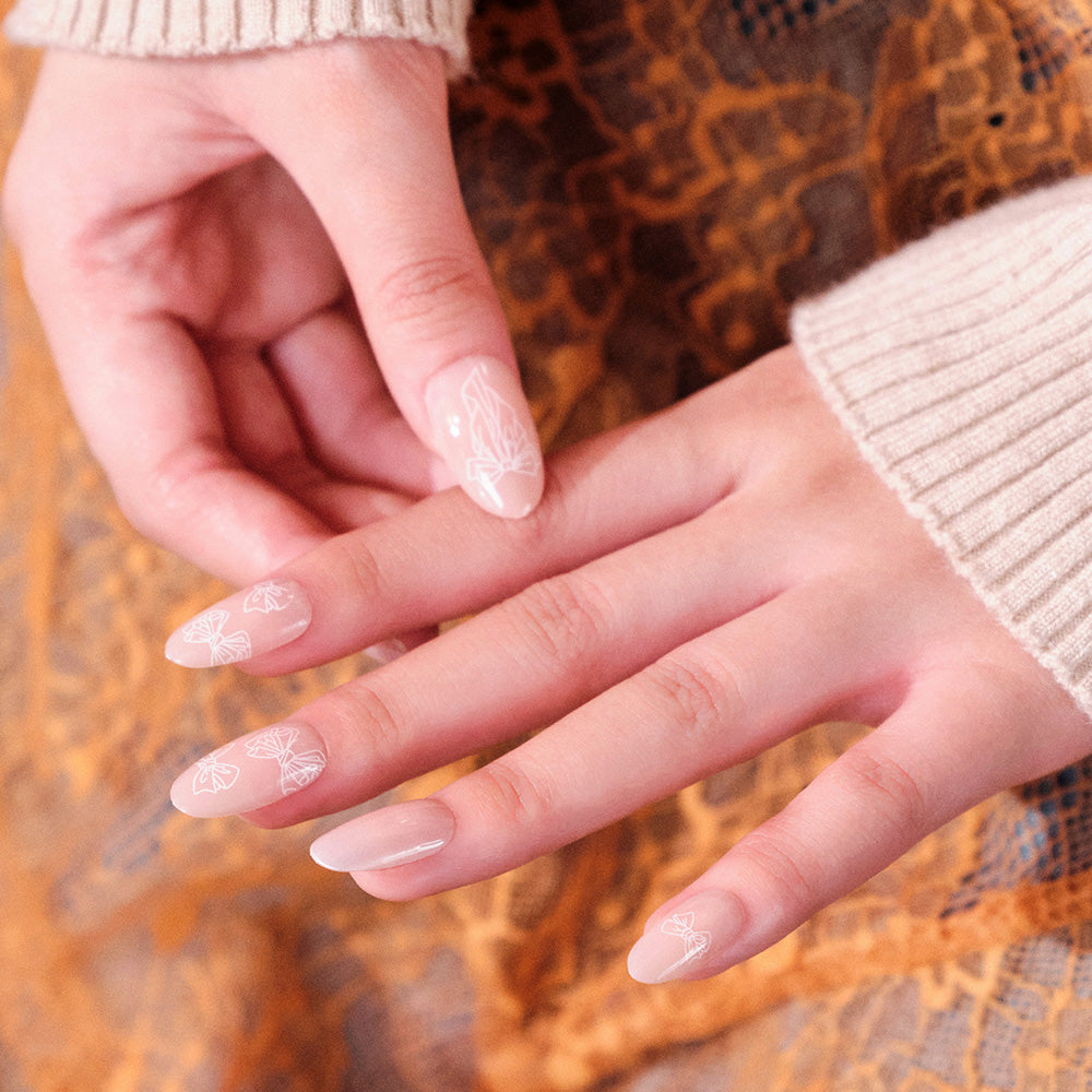 MUZMAK Nail Tips 36pcs #Silhouette(Almond)