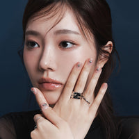 MUZMAK Nail Tips 36pcs #Angel Punk(Short Square)