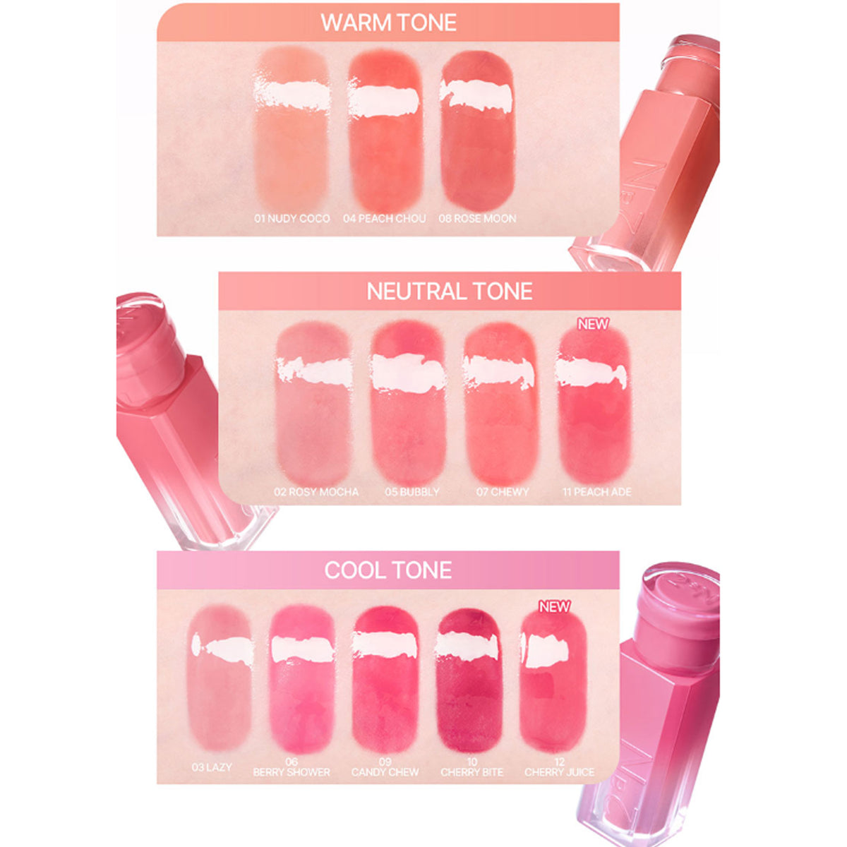 2aN Glaze Bouncing Tint 4.5g 12 colors