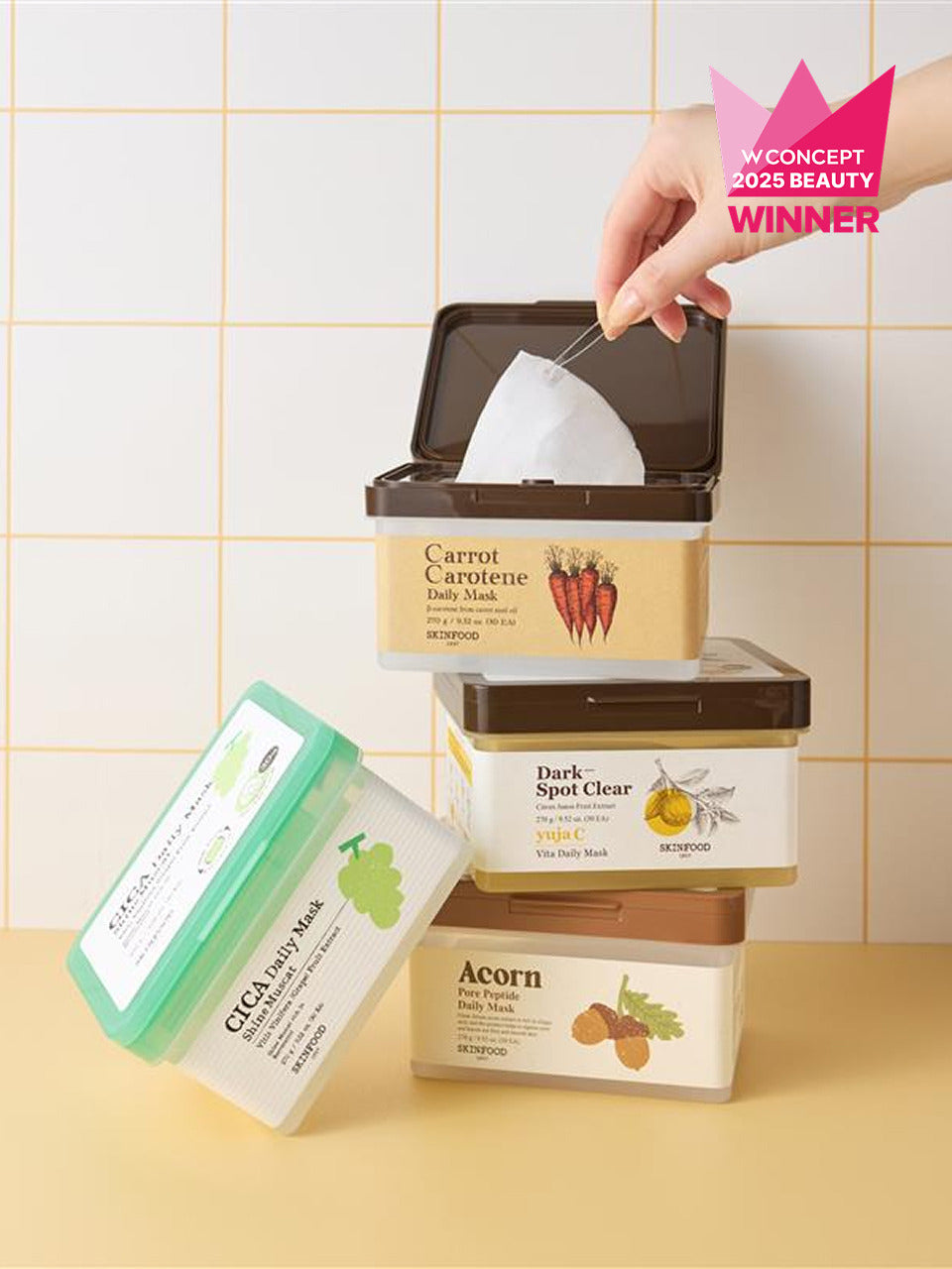 [Ddeal] SKINFOOD Daily Mask 30 sheets (5 minute quick)