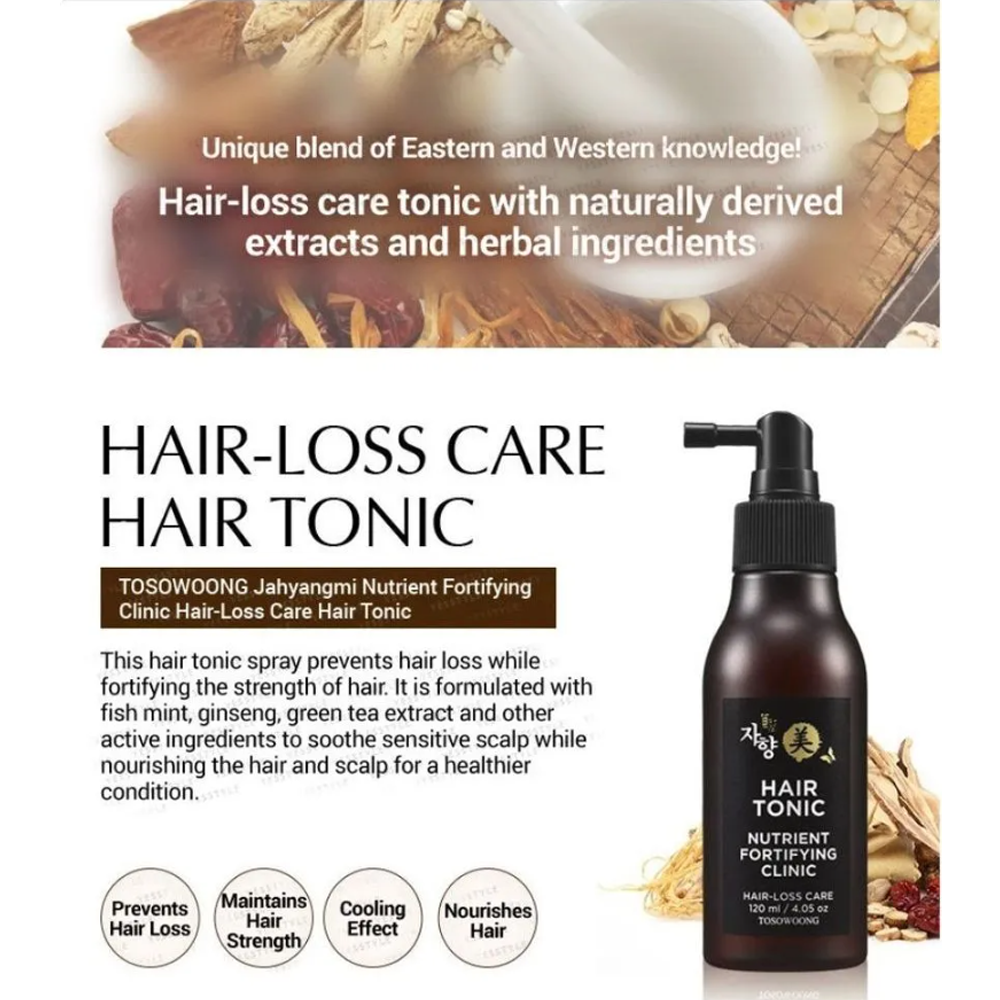 Buy Korean TOSOWOONG Nutrient Fortifying Clinic HairLoss Care Hair
