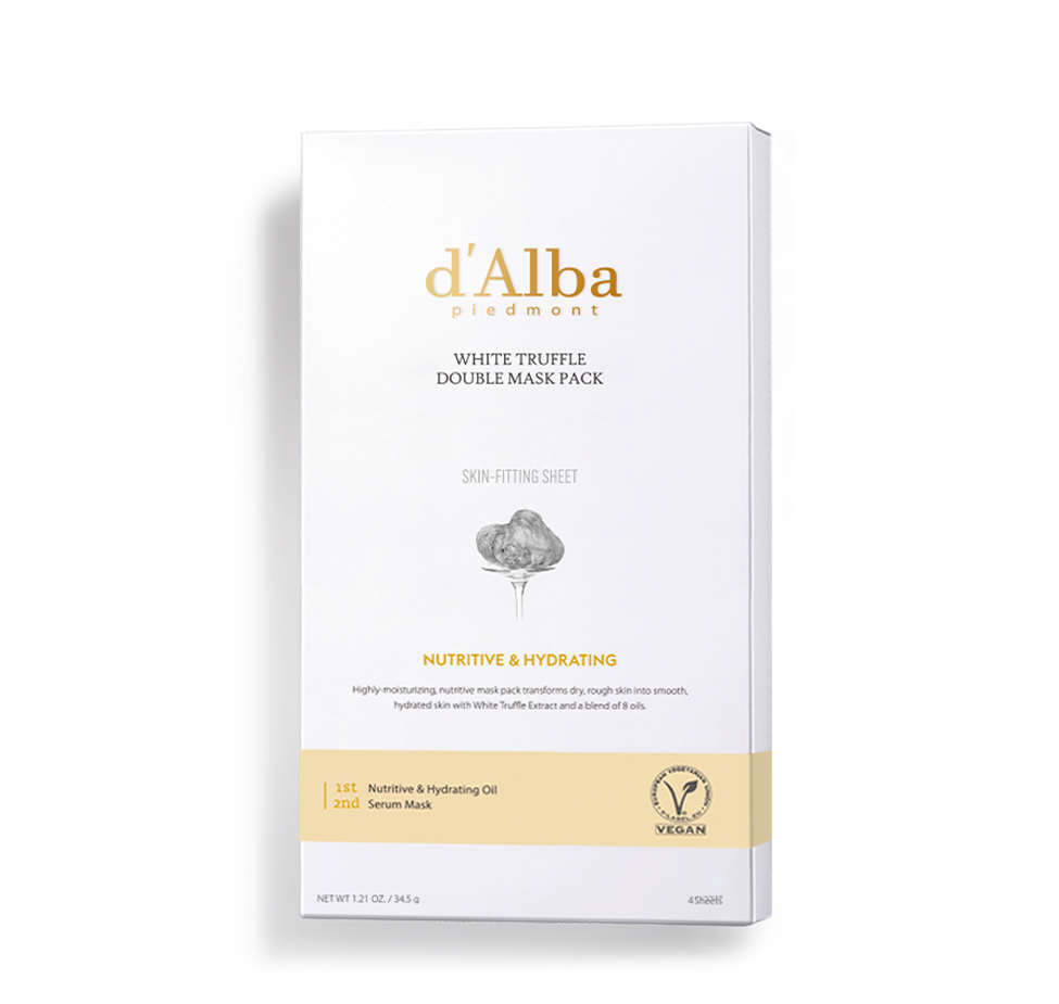 D'ALBA White Truffle Double Mask Pack (Nutritive) 32.5g - DODOSKIN