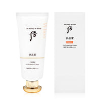 "Image of The History of Whoo Gongjinhyang Fresh Sun Cream 60ml SPF 50+/PA++++. This premium sun cream provides high-level sun protection while hydrating and revitalizing the skin."