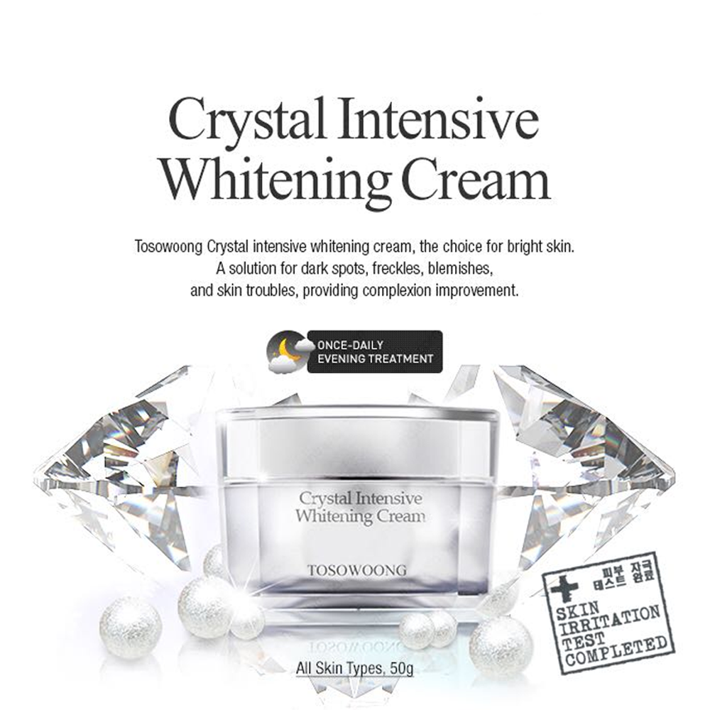 TOSOWOONG Crystal Intensive Whitening Cream 50g - DODOSKIN