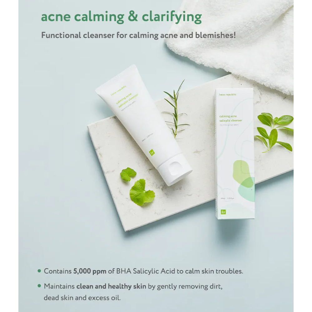 face republic Calming Acne Salicylic Cleanser 100ml - DODOSKIN