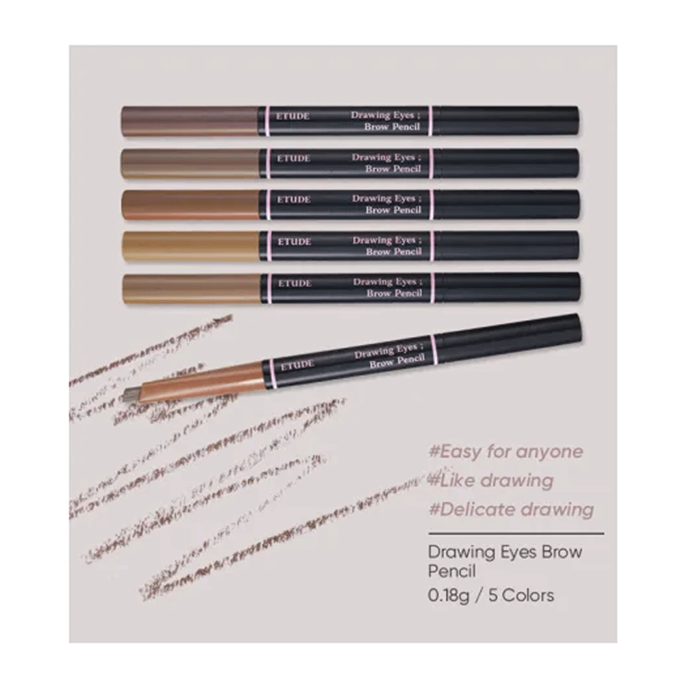 ETUDE HOUSE Drawing Eyes Brow Pencil 0.18g (3 colors) - DODOSKIN