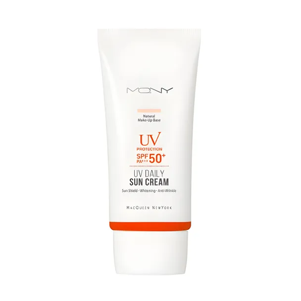 MACQUEEN UV Daily Sun Cream SPF50+ PA+++ (Natural Make-Up Base) 50g - DODOSKIN