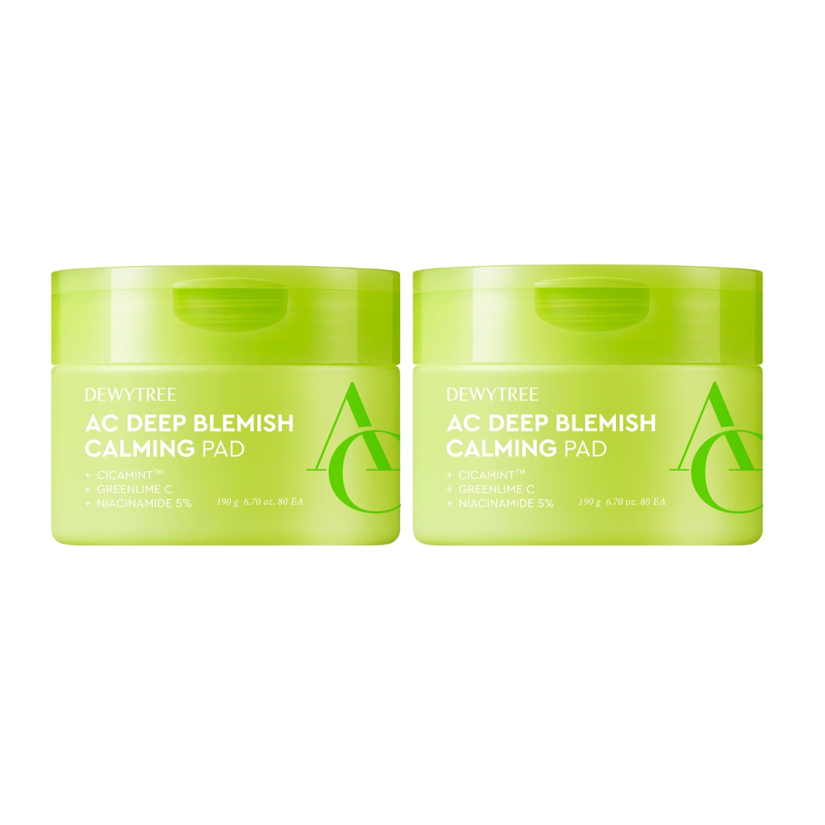 DEWYTREE AC Deep Blemish Calming Pad 80 sheets x 2ea