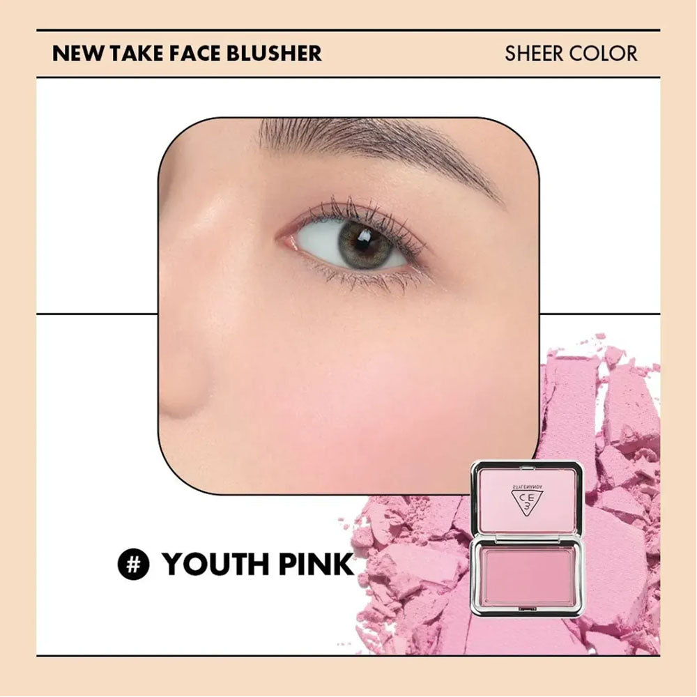 3CE Face Blusher New Take Edition 4.5g - 5 colors