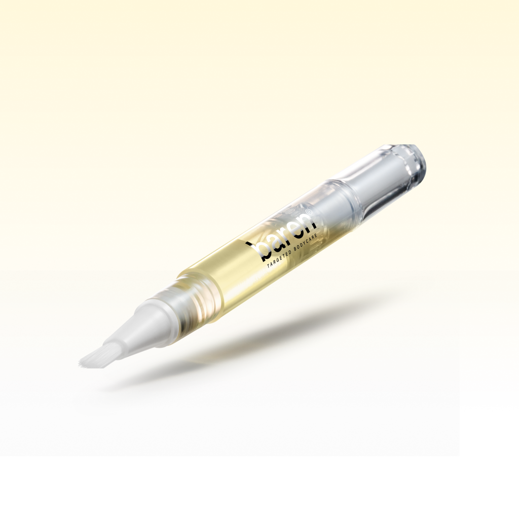 Baren Dual Effect Nail y cuidados de cuidado de la esencia Pen con empujador de cerámica