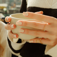 MUZMAK Nail Tips 36pcs #Cream Beige(Regular Square)