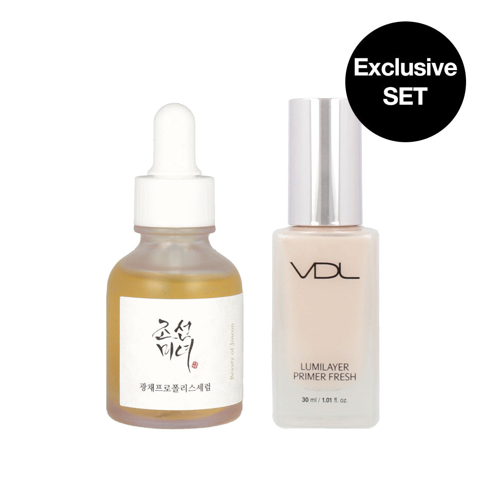 [Radiant Glow Prep Duo] BOJ Serum 30ml + VLD Primer 30ml