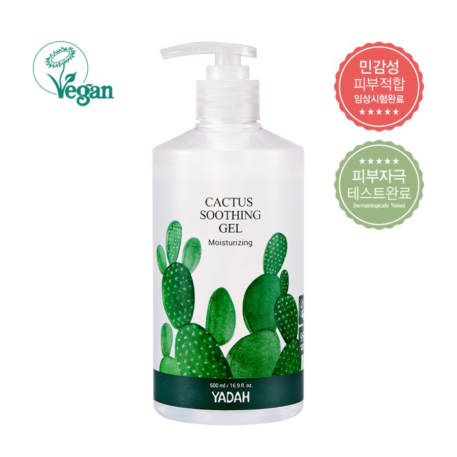 YADAH Cactus Soothing Gel 105ml / 250ml / 500ml - DODOSKIN
