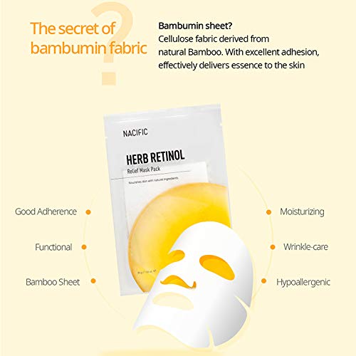 NACIFIC Herb Retinol Relief Mask Pack 10ea