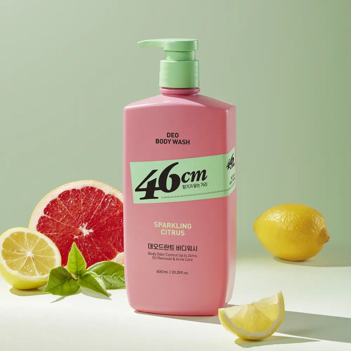 46cm Deodorant Body Odor Solution pH-Balanced Body Wash 600ml (3 Types)