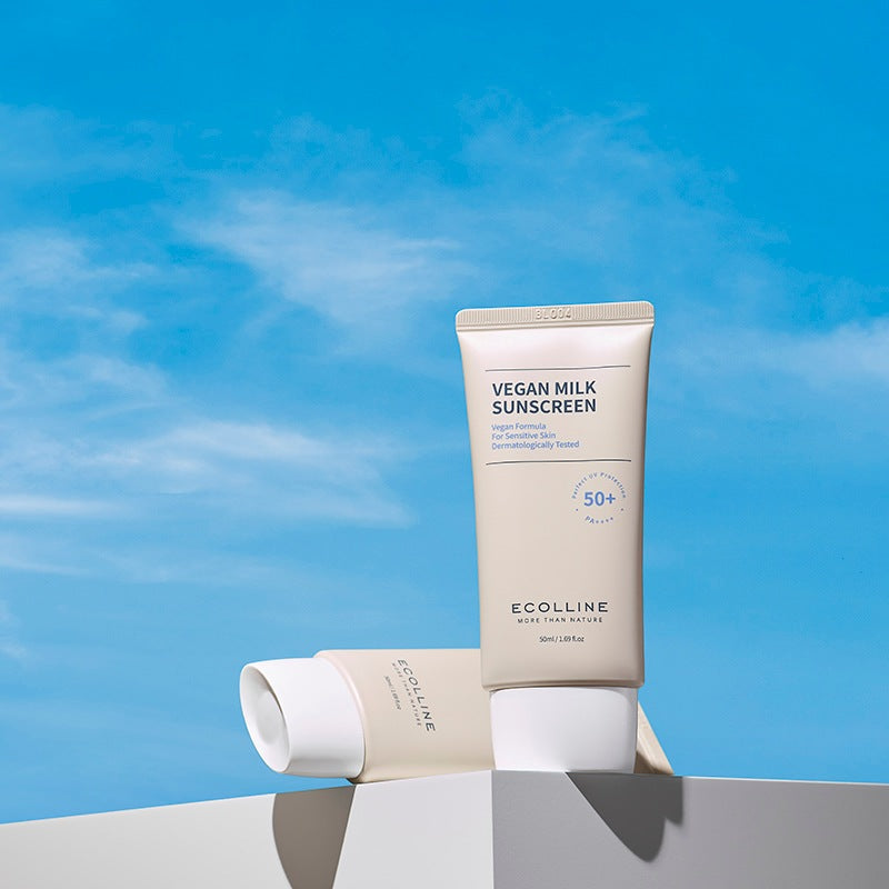 (Matt) ECOLLINE Vegan Milk Sunscreen SPF50+ PA++++ 50ml - DODOSKIN