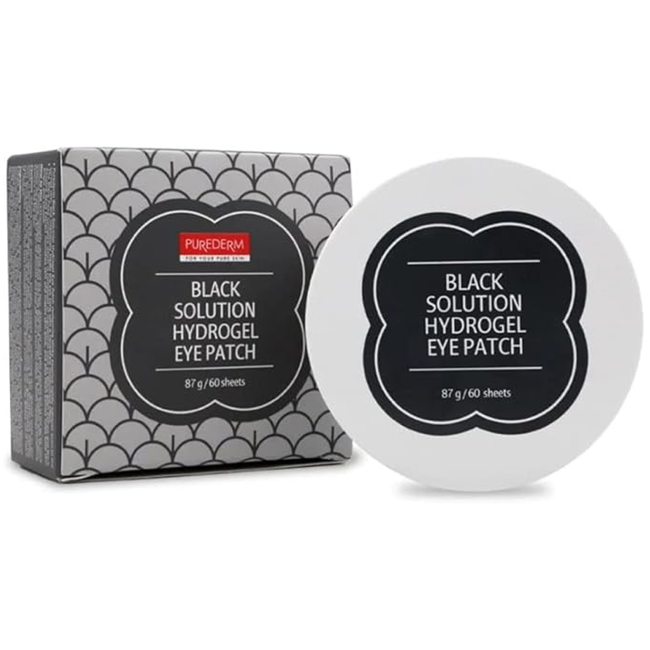 PUREDERM Hydrogel Eye Patch 60ea #Black Solution - DODOSKIN