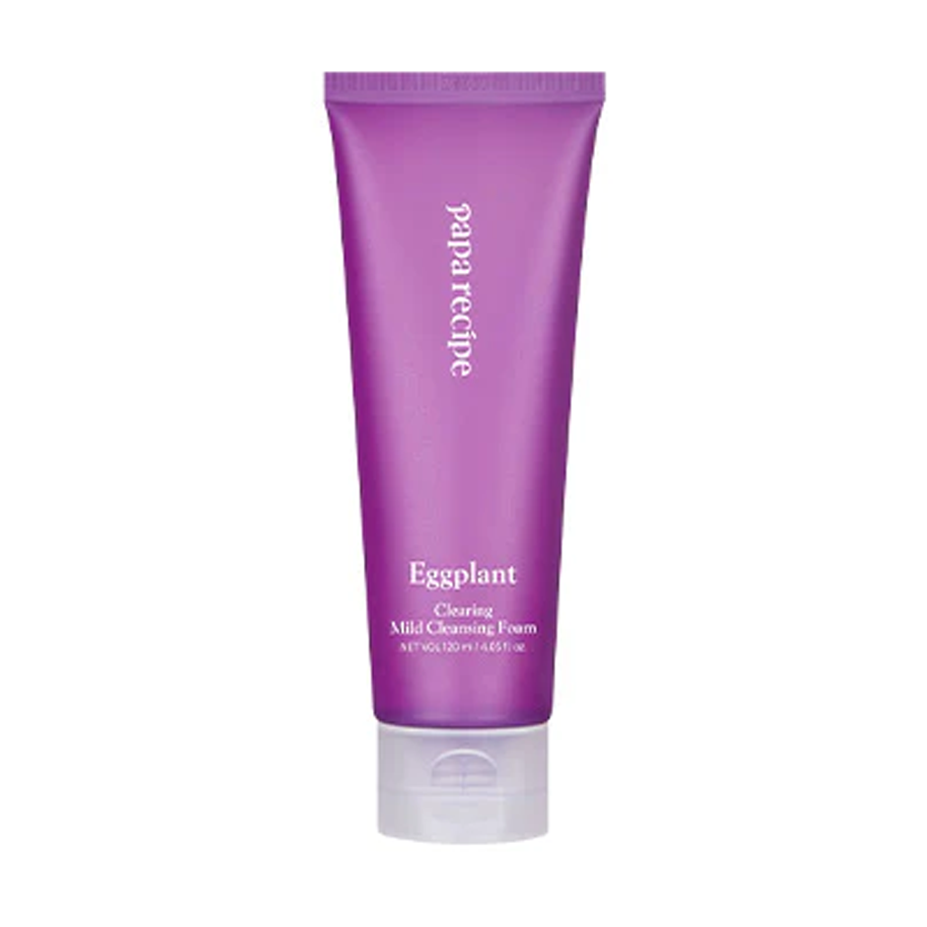 papa recipe Eggplant Clearing Mild Cleansing Foam 120ml