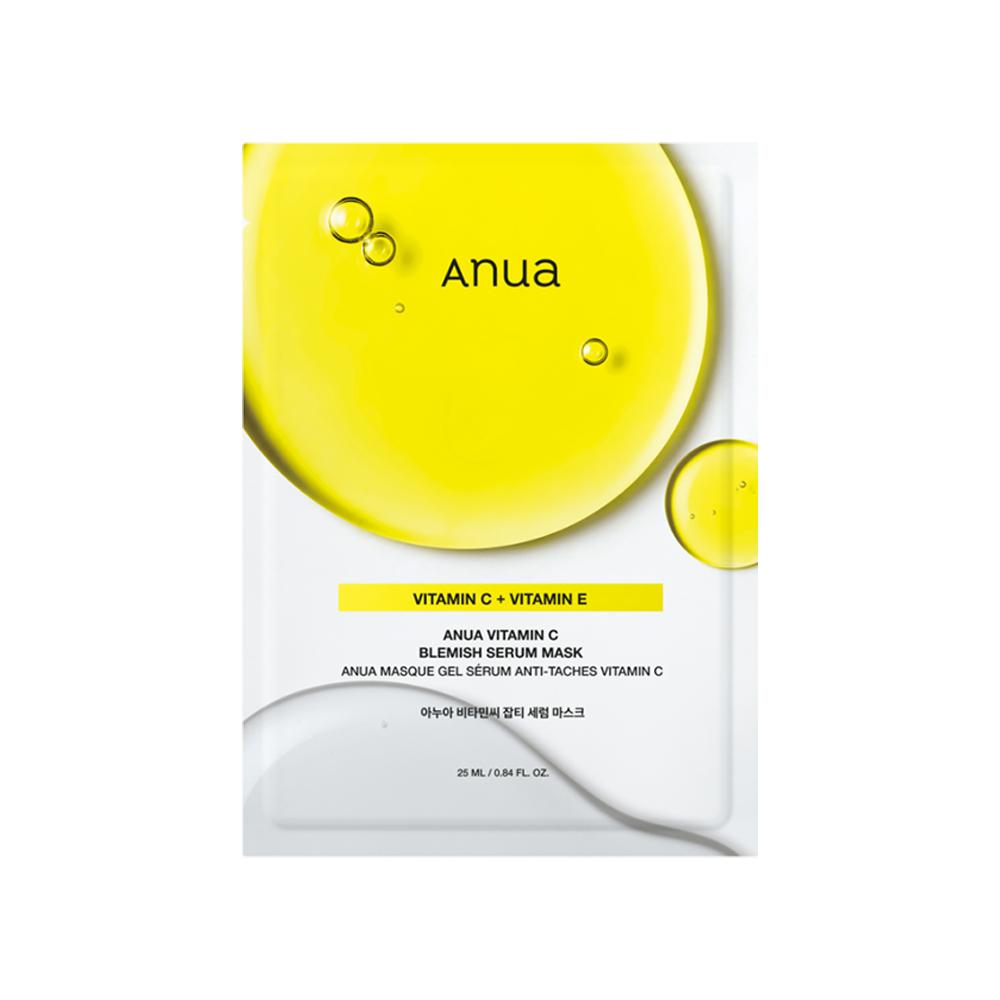 Anua Green Lemon Vita C Blemish Serum Mask 25ml 10ea