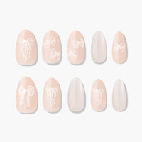 MUZMAK Nail Tips 36pcs #Silhouette(Almond)