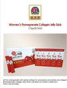 (US EXCLUSIVE) [SAMJIWON] Korean Beauty Baekje Geumsan Women's Pomegranate Collagen Jelly Stick 5.1oz / 30 Count (5 Pack) - Dodoskin
