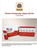 (US EXCLUSIVE) [SAMJIWON] Korean Beauty Baekje Geumsan Women&#39;en Pomegranate Collagen Jelly Stick 5.1oz/30 Count (5 Pack)-Dodoskin