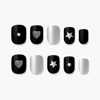 MUZMAK Nail Tips 36pcs #Dazed(Short Square)