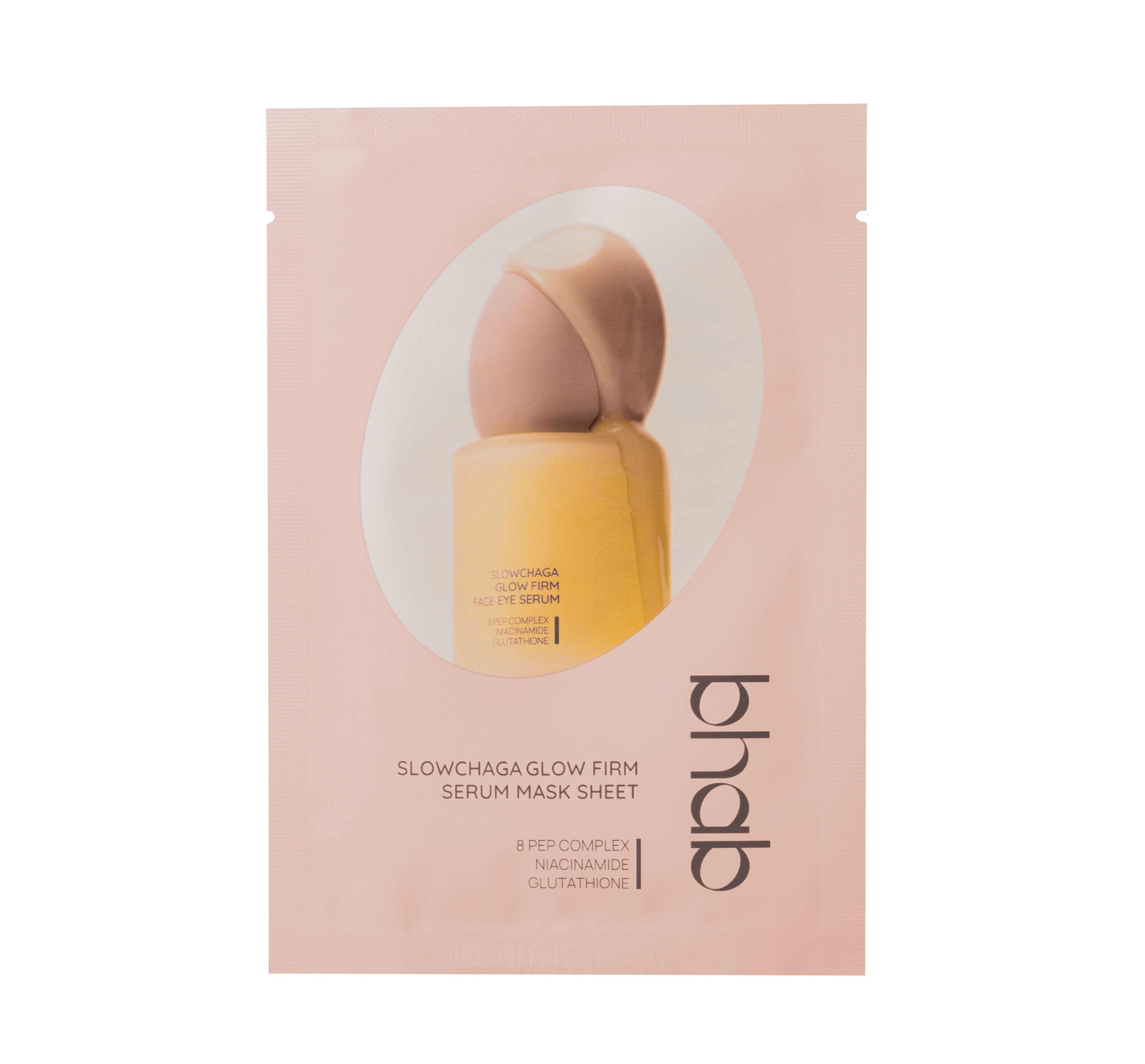 bhab SLOWCHAGA Glow Firm Serum Mask Sheet 27ml x 10ea