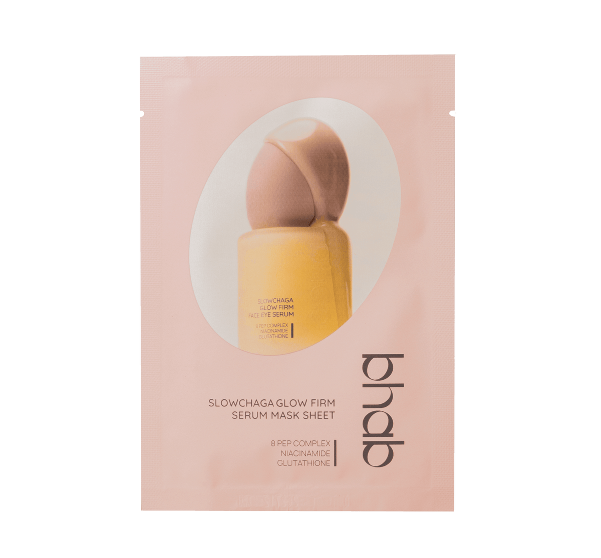 bhab SLOWCHAGA Glow Firm Serum Mask Sheet 27ml x 10ea