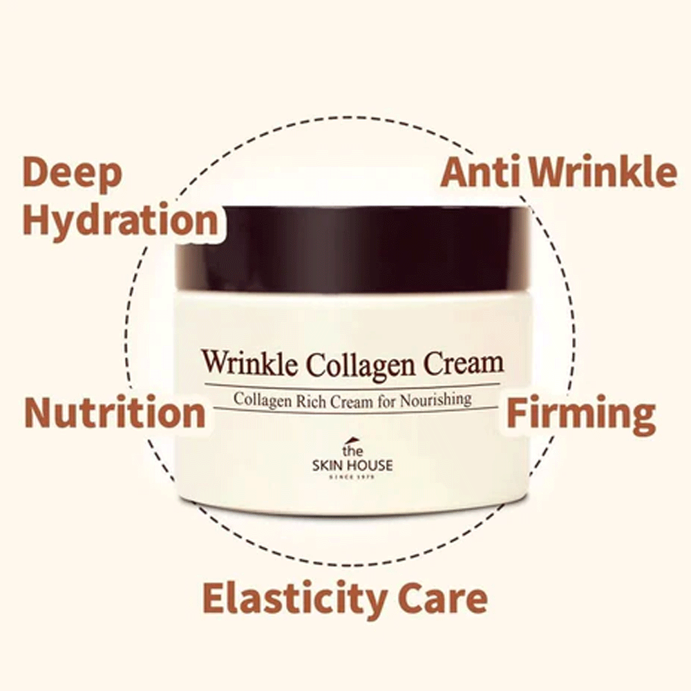 the SKIN HOUSE Wrinkle Collagen Cream 50ml - DODOSKIN