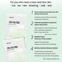NACIFIC Cica Teatree Relaxing Mask Pack 10ea