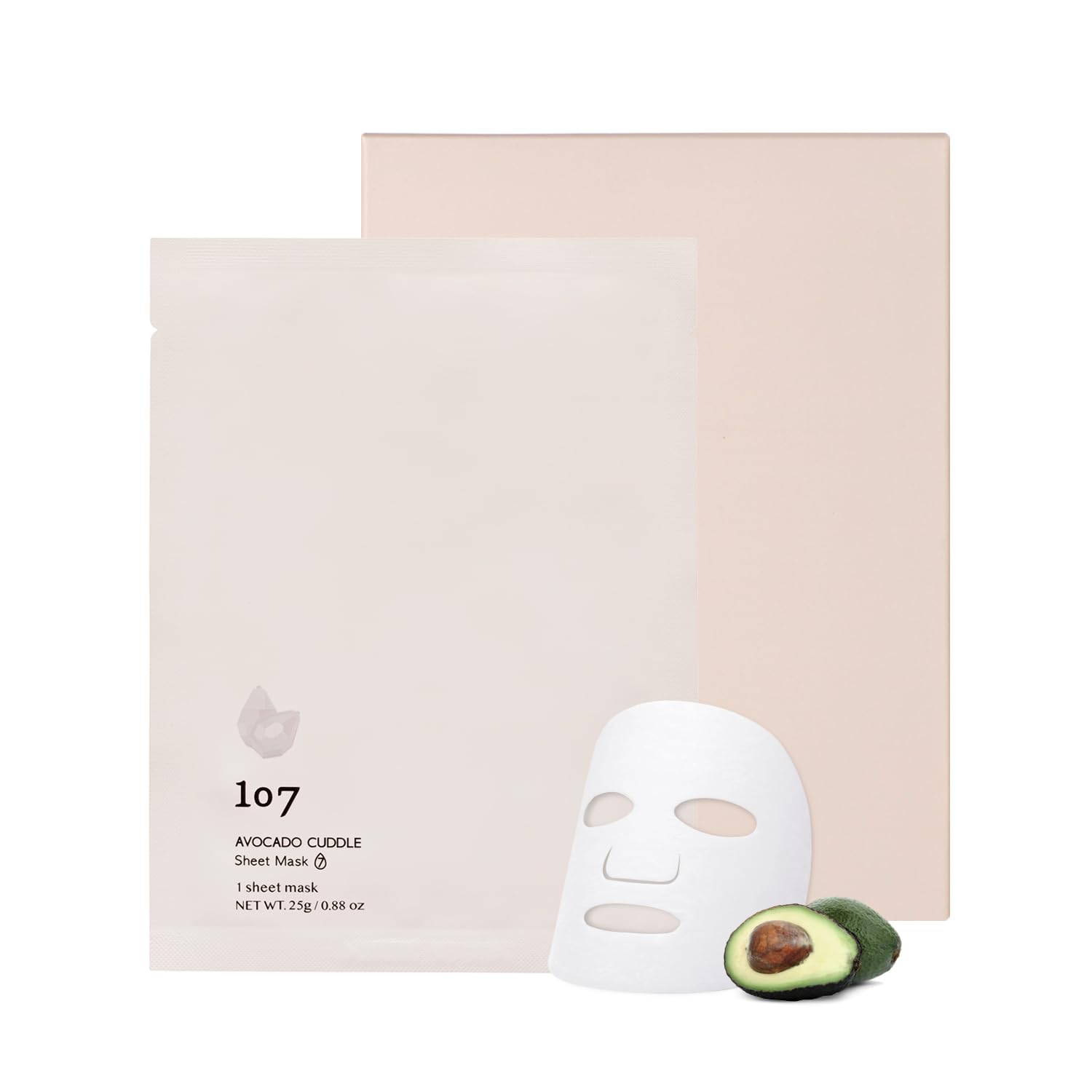 ONEOSEVEN Avocado Cuddle Sheet Mask 25g * 5ea - DODOSKIN