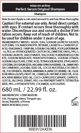 Mise en Scene Perfect Serum Original Shampoo 680ml