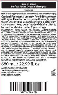 Mise en Scene Perfect Serum Original Shampoo 680ml