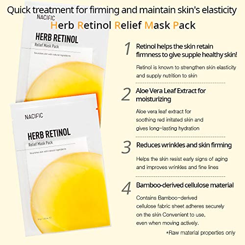 NACIFIC Herb Retinol Relief Mask Pack 10ea