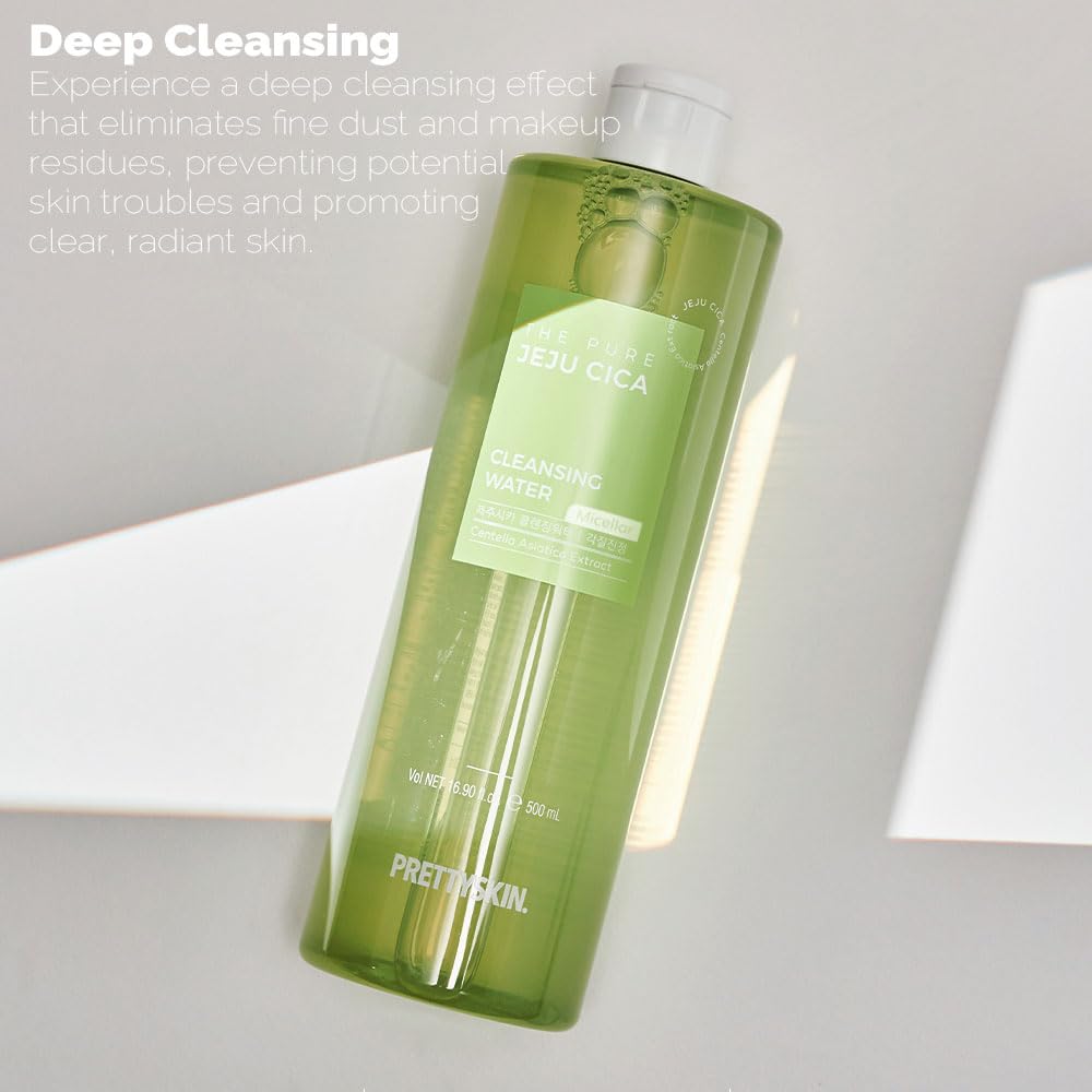Pretty skin The Pure Jeju Cica Cleansing Water 500ml - DODOSKIN