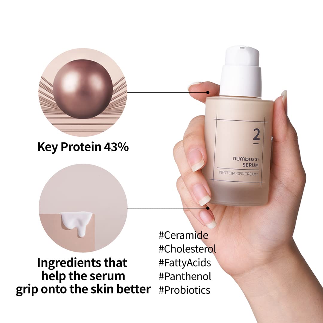 numbuzin No.2 Protein 43% Creamy Serum 50ml - DODOSKIN